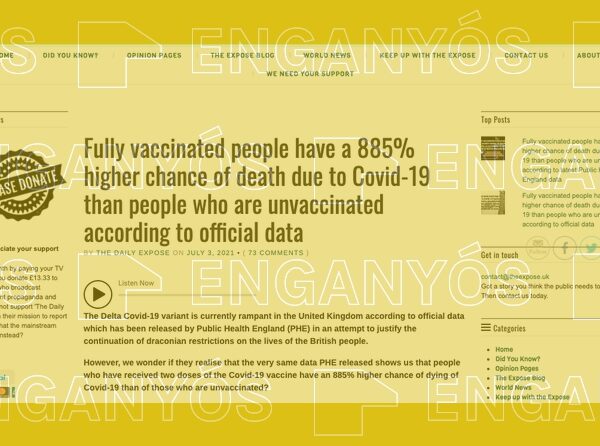Els vacunats no tenen “un 885% més probabilitat de morir” per la variant delta que els no vacunats