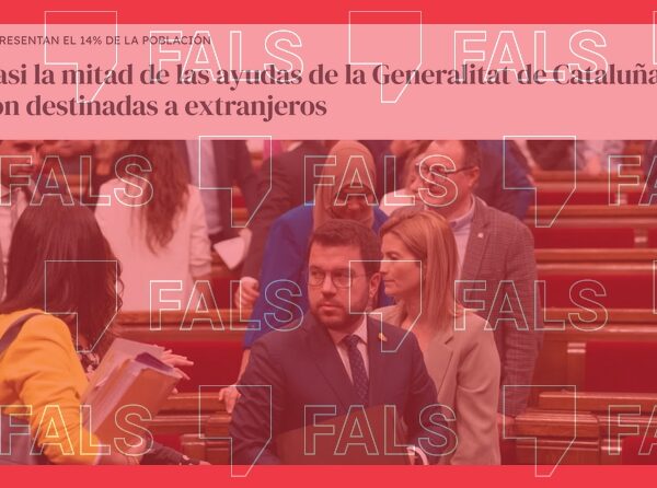 Es falso que los extranjeros reciban la mitad de las ayudas de la Generalitat: el 80% de los beneficiarios de la renta garantizada y vivienda pública son españoles