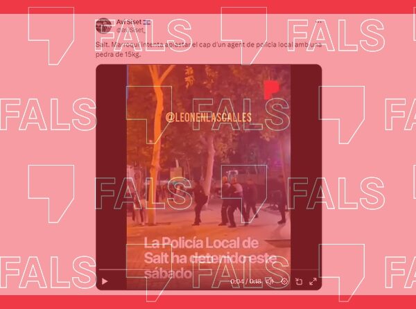 El vídeo viral de una agresión de unos jóvenes a Policía Local no es de Salt, sino de Barcelona