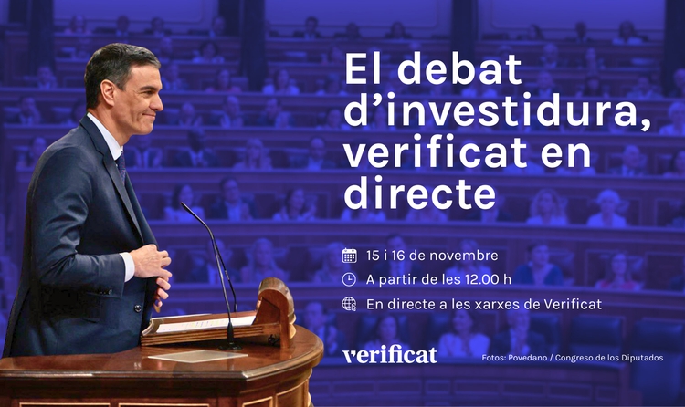 Les verificacions del debat del ple d'investidura a Verificat