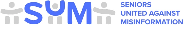 Logo SUM - Seniors United Against Misinformation