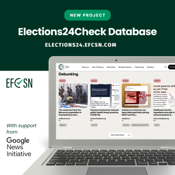 Verificat participa en la creación del mayor repositorio de ‘fact-checks’ para las elecciones europeas