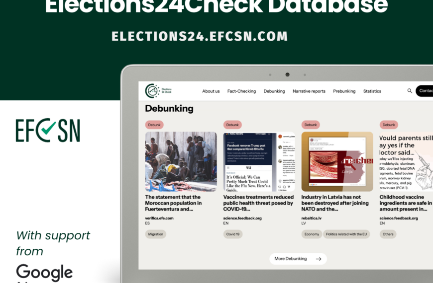 Verificat participa en la creació del repositori més gran de ‘fact-checks’ per a les eleccions europees