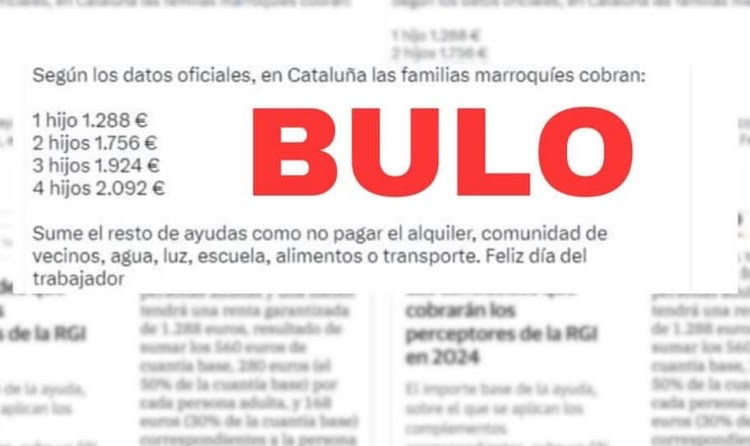 No, les famílies marroquines amb quatre fills no perceben 2.092 euros al mes amb la Renda Garantida de Ciutadania a Catalunya