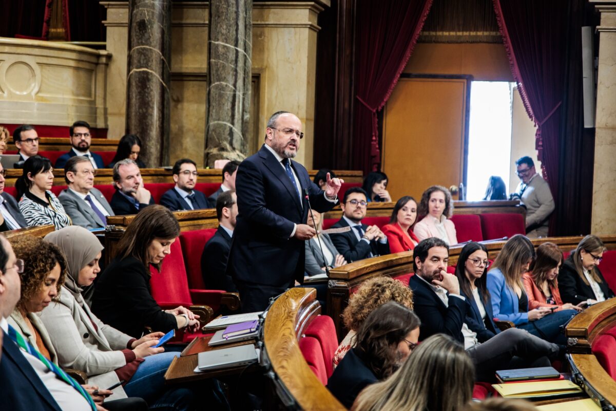 Alejandro Fernández, president del PP català i diputat al Parlament. Font: Sergi Ramos Ladevesa (Parlament de Catalunya)