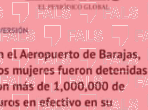 Titular de la notícia falsament atribuida al mitjà de comunicació 'El País'