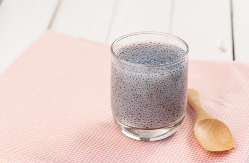 bebida con semillas de chia