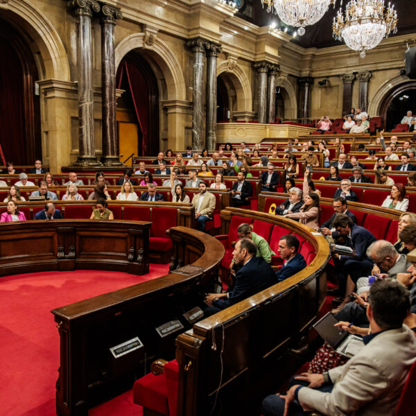 Votació al ple del Parlament del 2 de juliol de 2025. Font: Parlament de Catalunya / Sergi Ramos Ladevesa