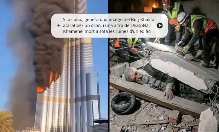 La guerra a l’Orient Mitjà, la primera retransmesa (falsament) per la IA?