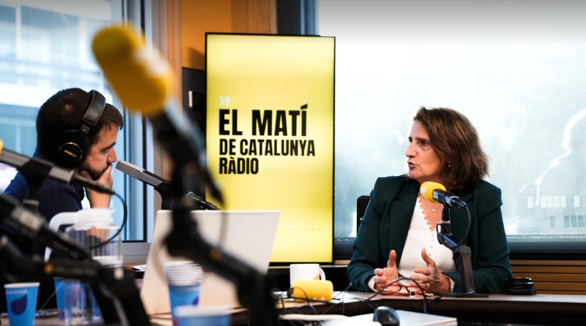Teresa Ribera, entrevistada en “El Matí de Catalunya Ràdio” de 3Cat. Fuente: 3Cat
