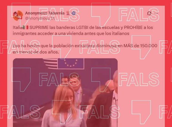 Missatge afirmant que Meloni ha implementat la prioritat nacional en el pla d'habitatge.