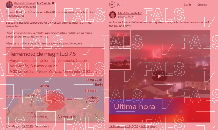 HAARP terratrèmols Veneçuela publicacions falses