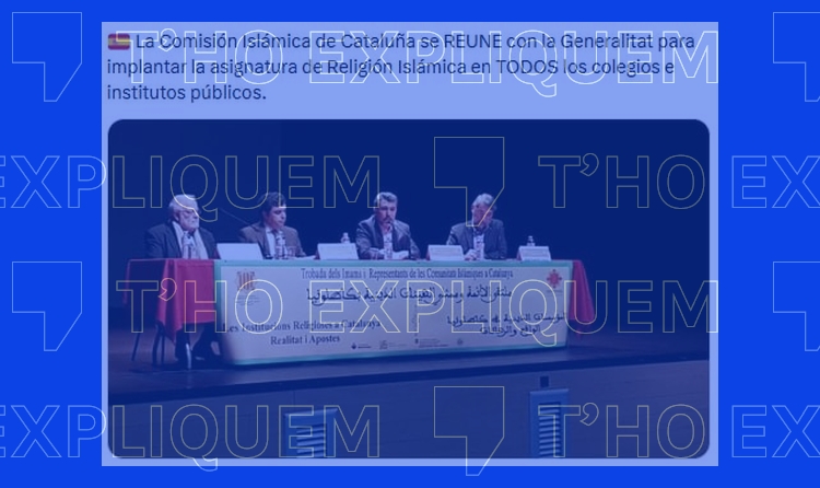 Mensajes sobre la Comisión Islámica y las clases de religión en Catalunya.