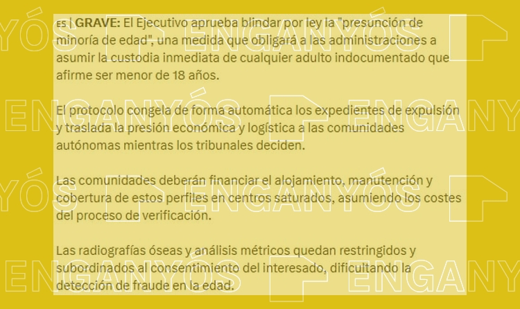 Publicació sobre la llei d'asil i els menors estrangers no acompanyats.